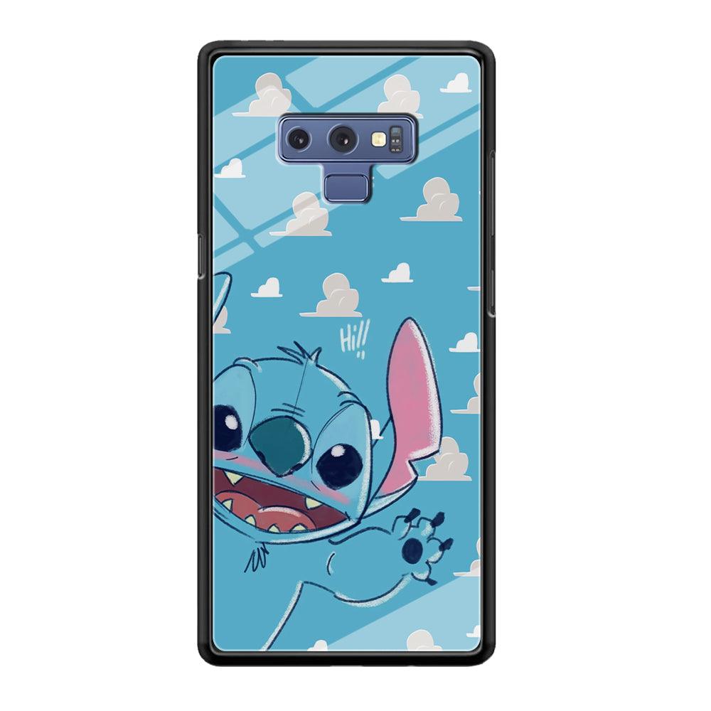 Stitch Say Hii on Me Samsung Galaxy Note 9 Case-Oxvistore