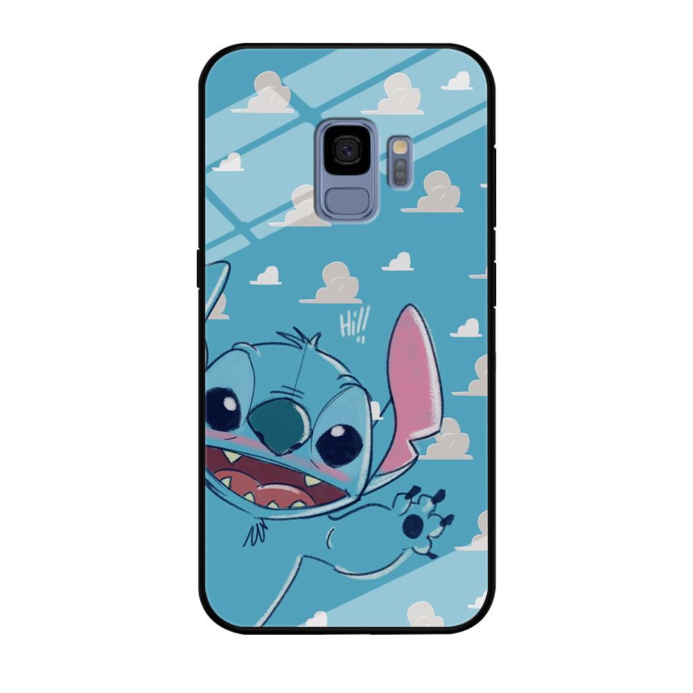 Stitch Say Hii on Me Samsung Galaxy S9 Case-Oxvistore