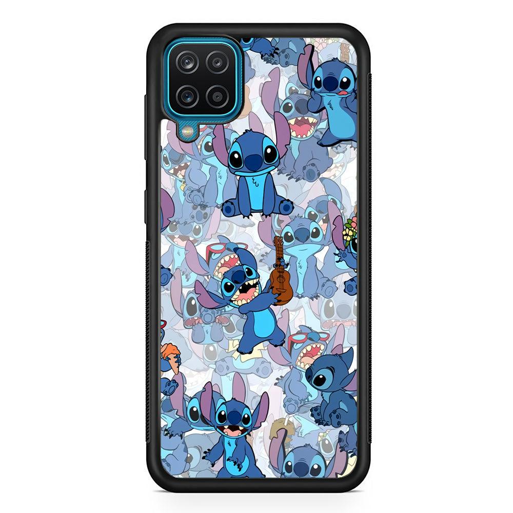 Stitch Shadow Clones Samsung Galaxy A12 Case-Oxvistore