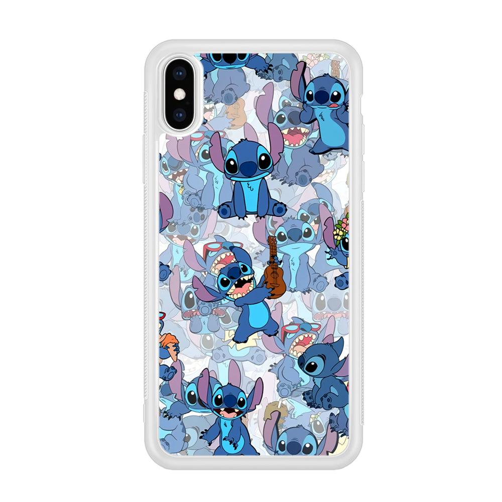 Stitch Shadow Clones iPhone XS Case-Oxvistore