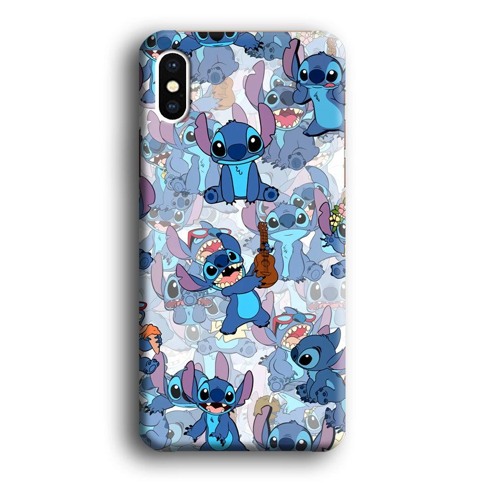 Stitch Shadow Clones iPhone XS Case-Oxvistore