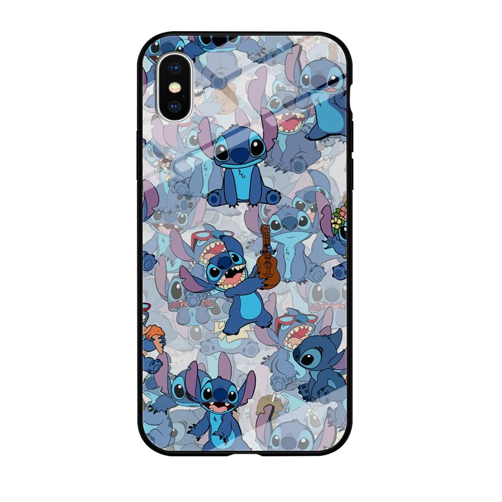 Stitch Shadow Clones iPhone XS Case-Oxvistore