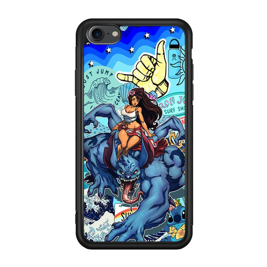 Stitch The Adult Mode iPhone 8 Case-Oxvistore