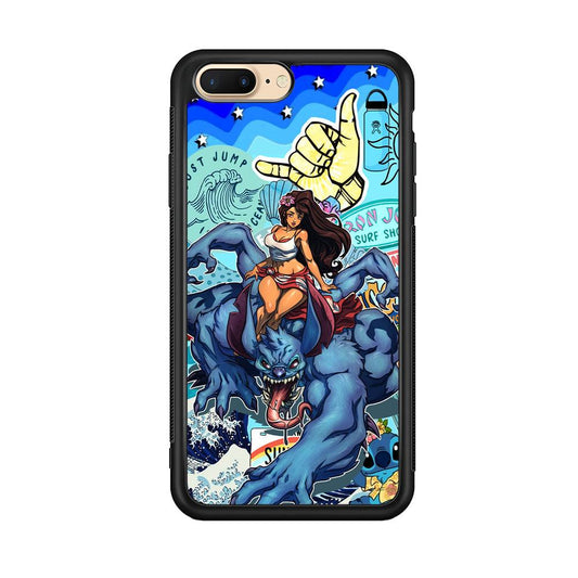 Stitch The Adult Mode iPhone 8 Plus Case-Oxvistore