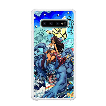 Stitch The Adult Mode Samsung Galaxy S10 Plus Case-Oxvistore