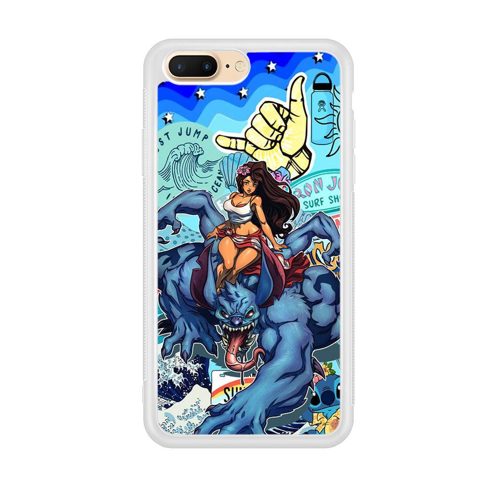 Stitch The Adult Mode iPhone 8 Plus Case-Oxvistore