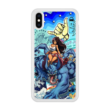 Stitch The Adult Mode iPhone X Case-Oxvistore