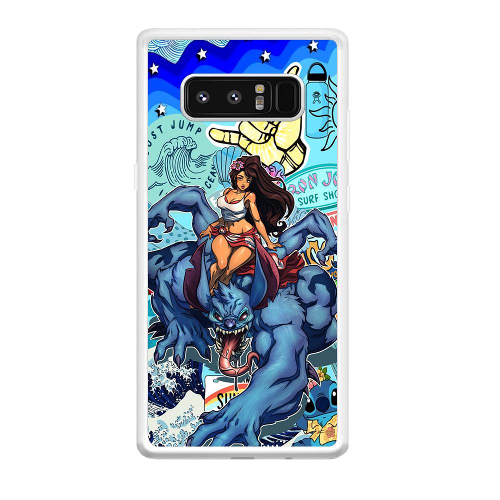 Stitch The Adult Mode Samsung Galaxy Note 8 Case-Oxvistore