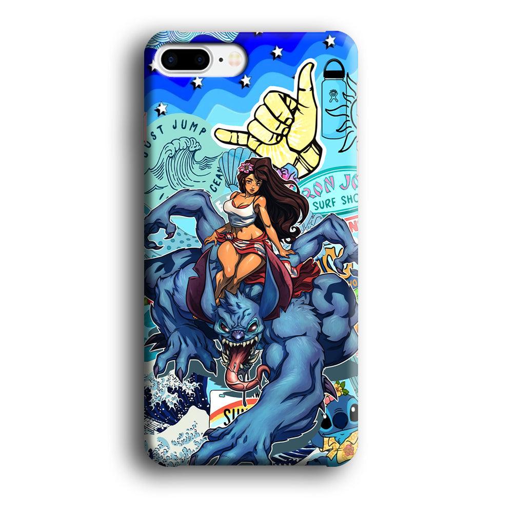 Stitch The Adult Mode iPhone 8 Plus Case-Oxvistore