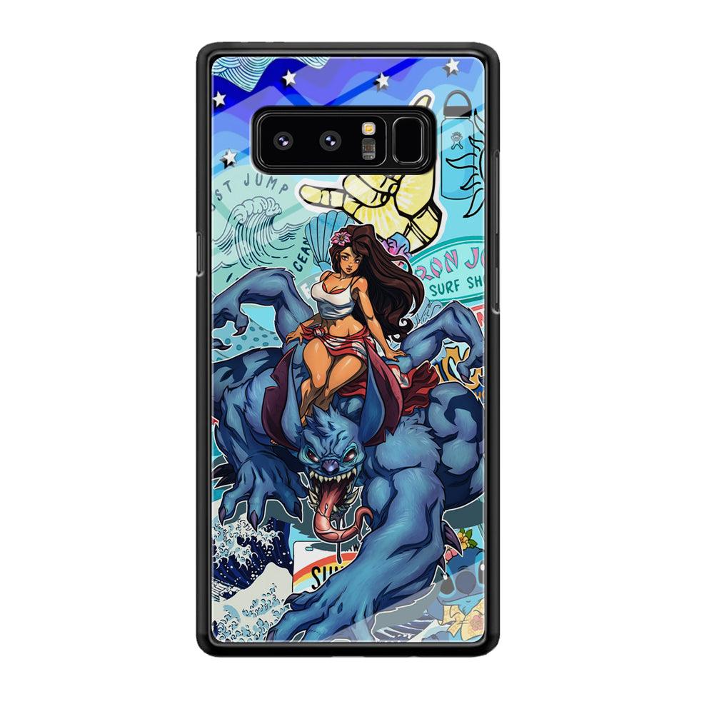 Stitch The Adult Mode Samsung Galaxy Note 8 Case-Oxvistore