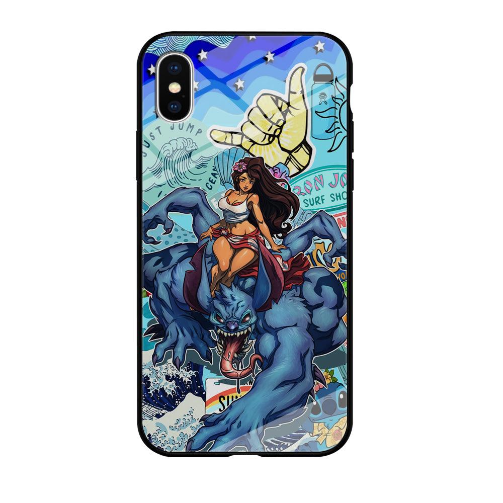 Stitch The Adult Mode iPhone X Case-Oxvistore