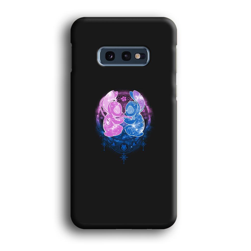 Stitch And Angel Yoga Style Samsung Galaxy S10E Case-Oxvistore