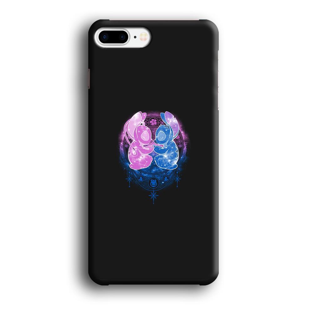 Stitch And Angel Yoga Style iPhone 8 Plus Case-Oxvistore