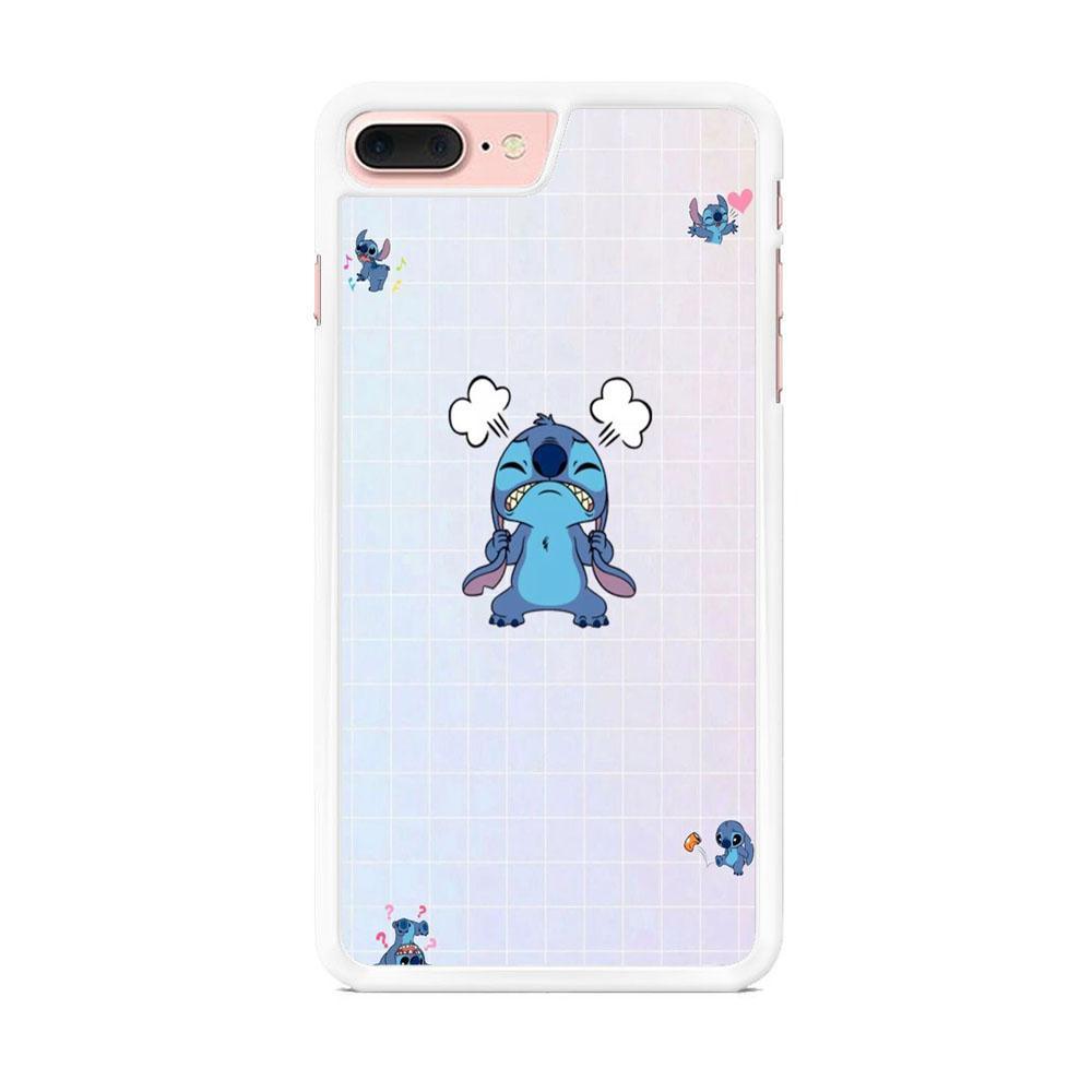 Stitch Angry Style iPhone 8 Plus Case-Oxvistore