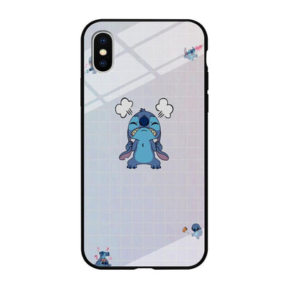 Stitch Angry Style iPhone XS Case-Oxvistore