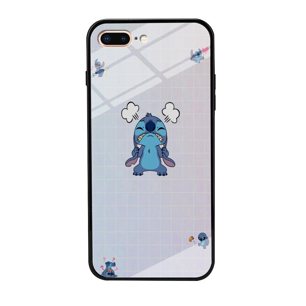 Stitch Angry Style iPhone 8 Plus Case-Oxvistore