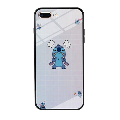 Stitch Angry Style iPhone 8 Plus Case-Oxvistore