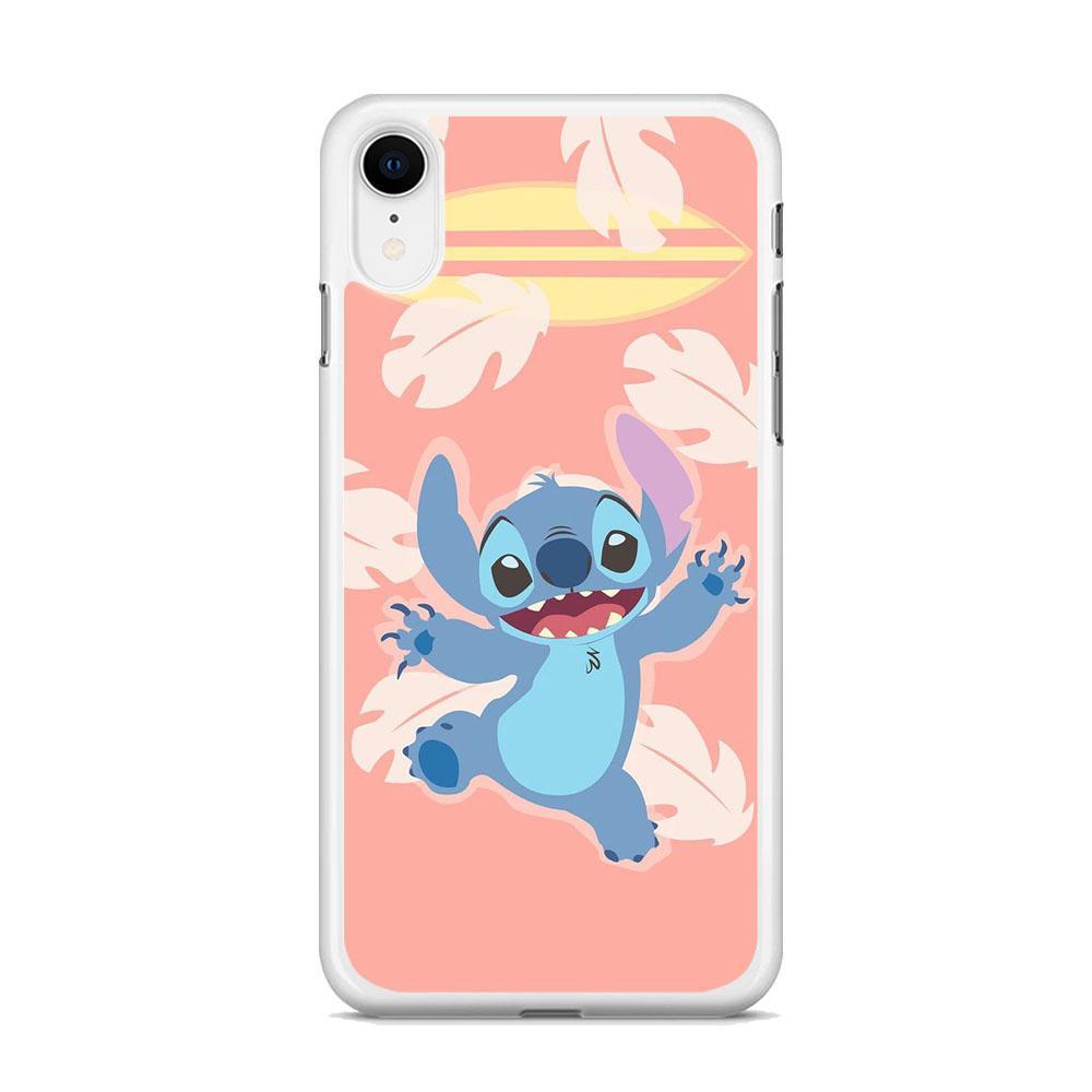 Stitch With Surfing Board iPhone XR Case-Oxvistore