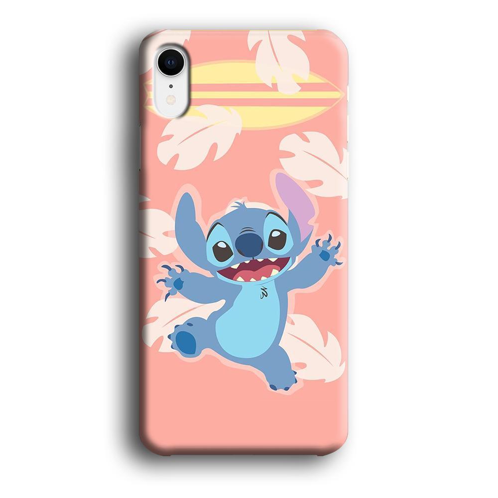 Stitch With Surfing Board iPhone XR Case-Oxvistore