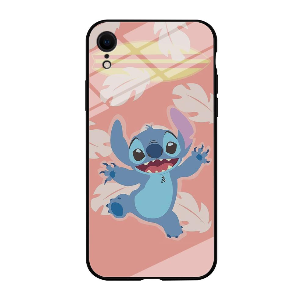 Stitch With Surfing Board iPhone XR Case-Oxvistore