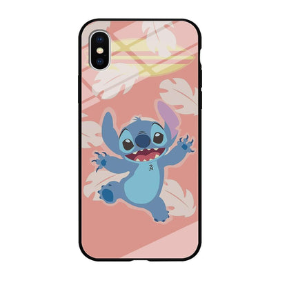 Stitch With Surfing Board iPhone XS Case-Oxvistore