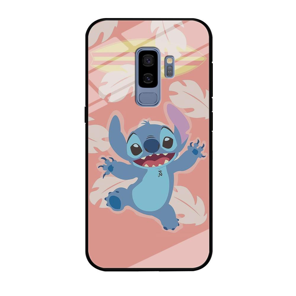 Stitch With Surfing Board Samsung Galaxy S9 Plus Case-Oxvistore