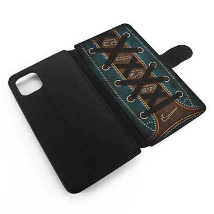 Stitched Sneakers Nike Flip Wallet Phone Case