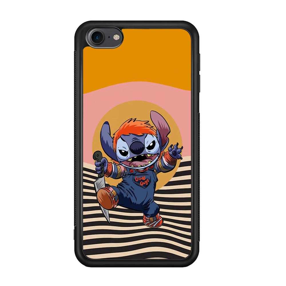 Stitch with Chucky Inside iPod Touch 6 Case-Rubber Black (2D Case)-Oxvistore