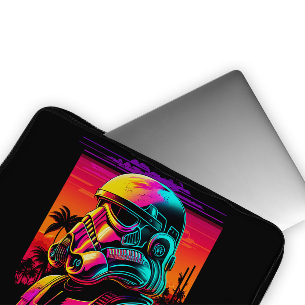 Stormtrooper Star Wars Synthwave Laptop Sleeve Protective Cover