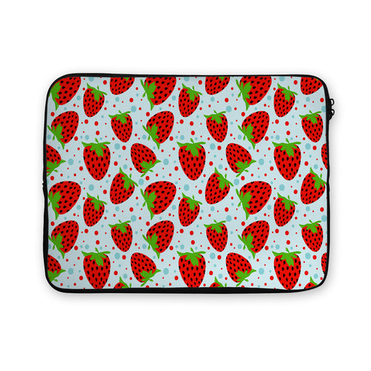 Strawberries Fruit Pattern Laptop Sleeve Protective Cover