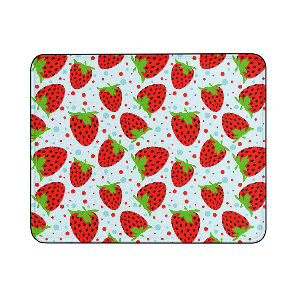 Strawberries Fruit Pattern Mouse Pads-18x21 CM-Oxvistore