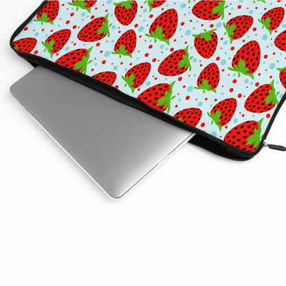 Strawberries Fruit Pattern Laptop Sleeve Protective Cover