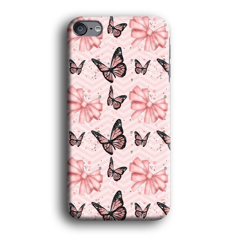 Strip Beauty Butterfly iPod Touch 6 Case-Oxvistore