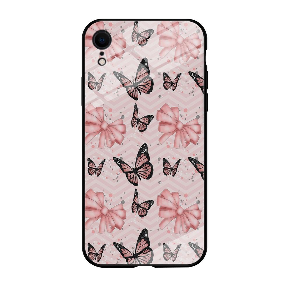 Strip Beauty Butterfly iPhone XR Case-Oxvistore