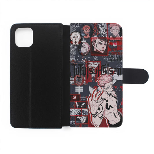 Sukuna Jujutsu Kaisen Aesthetic Flip Wallet Phone Case