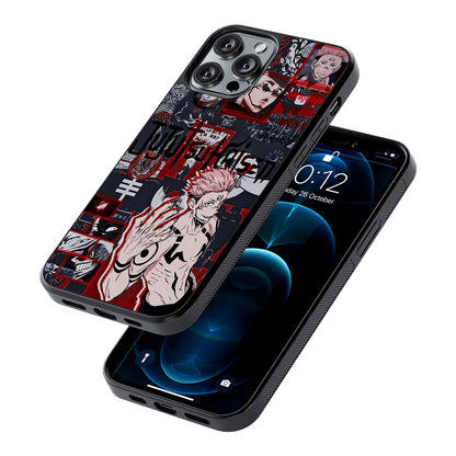 Sukuna Jujutsu Kaisen Aesthetic 2D Rubber Phone Case