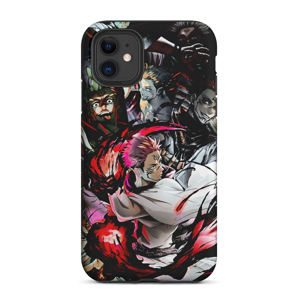 Sukuna Jujutsu Kaisen Cool Art 2 in 1 Tough Phone Case