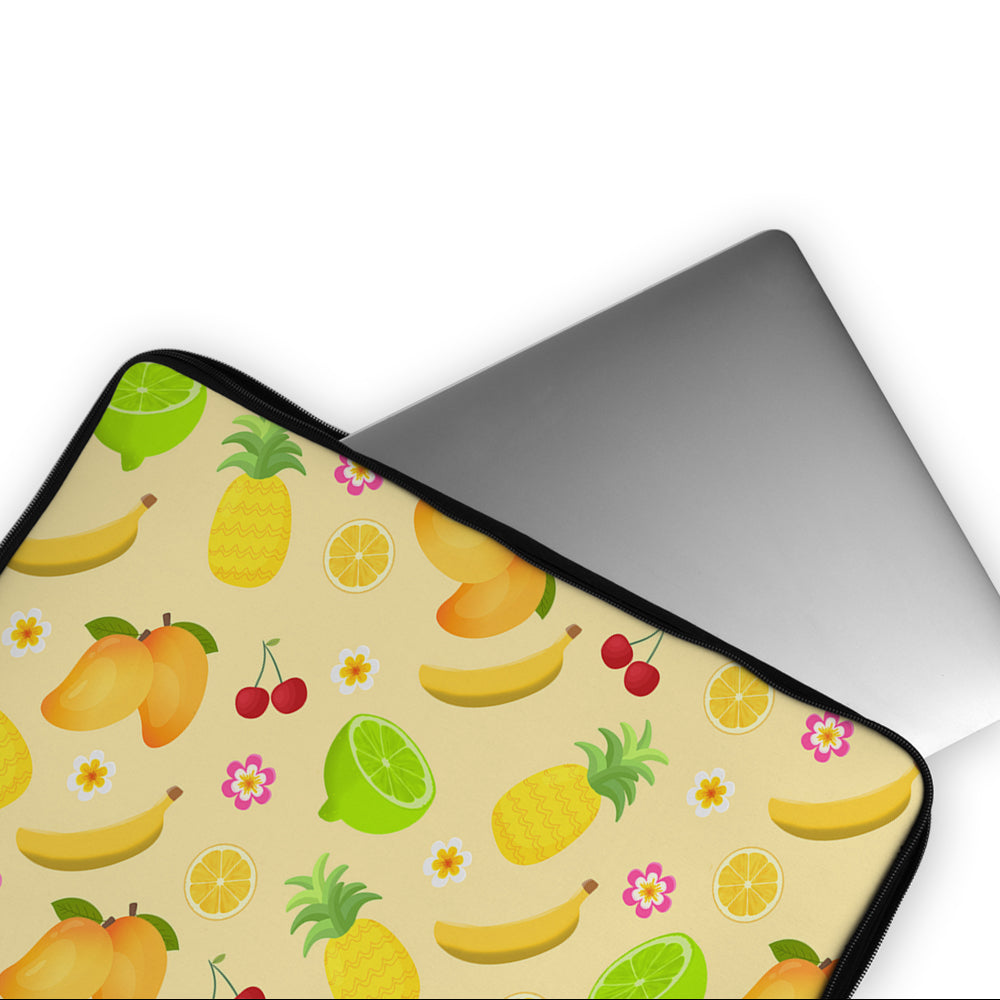 Summer Fruits Doodle Laptop Sleeve Protective Cover