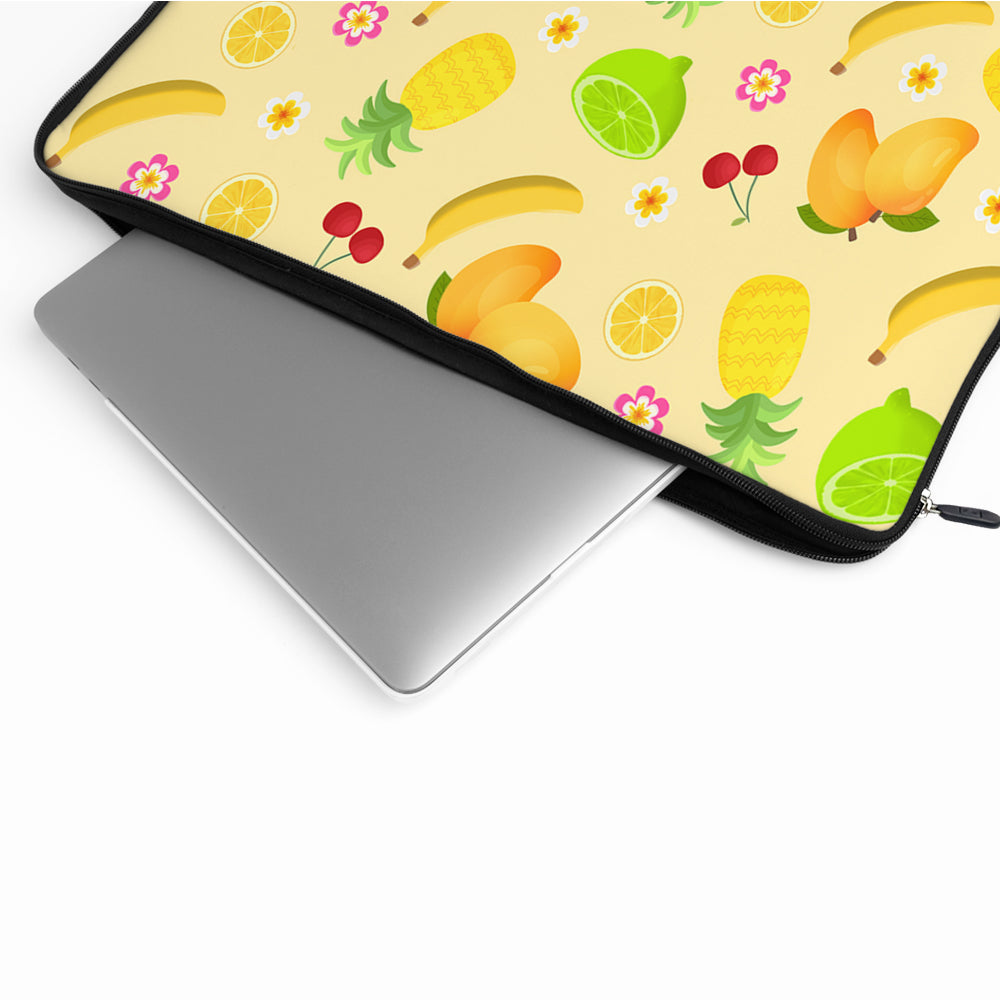 Summer Fruits Doodle Laptop Sleeve Protective Cover