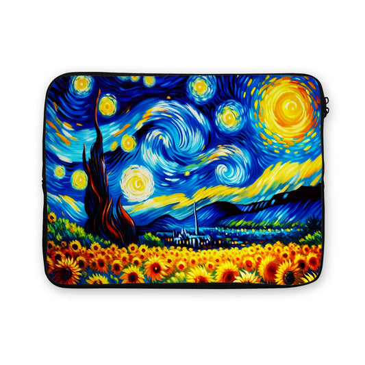 Sunflowers The Starry Sky Laptop Sleeve Protective Cover