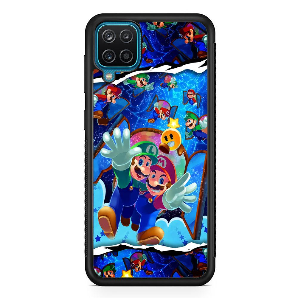 Super Mario Door to Victory Samsung Galaxy A12 Case-Oxvistore