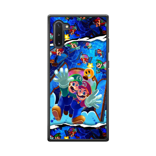 Super Mario Door to Victory Samsung Galaxy Note 10 Case-Rubber Black (2D Case)-Oxvistore