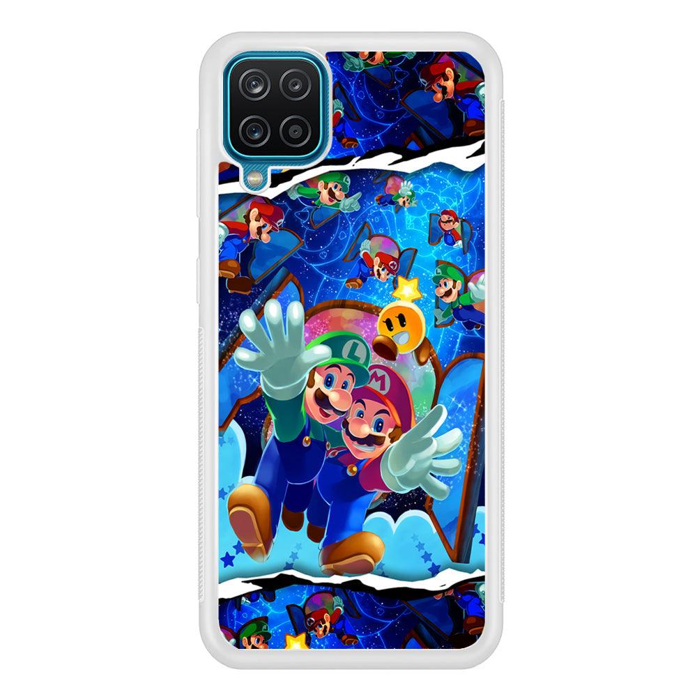 Super Mario Door to Victory Samsung Galaxy A12 Case-Oxvistore