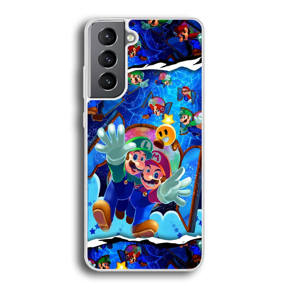 Super Mario Door to Victory Samsung Galaxy S21 Plus Case-Oxvistore