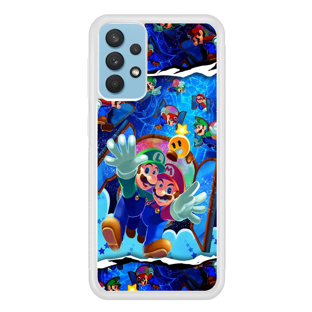 Super Mario Door to Victory Samsung Galaxy A32 Case-Oxvistore