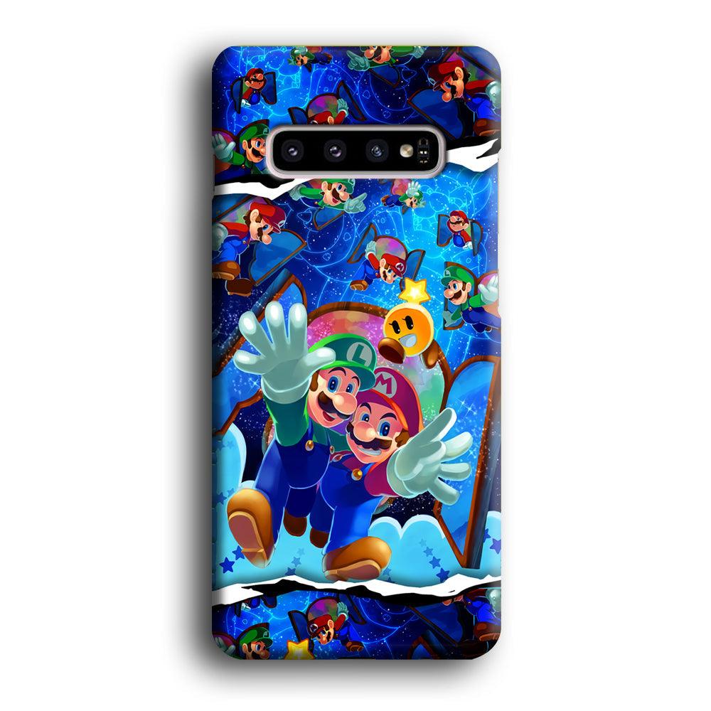 Super Mario Door to Victory Samsung Galaxy S10 Plus Case-Oxvistore