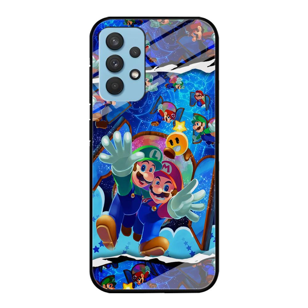 Super Mario Door to Victory Samsung Galaxy A32 Case-Oxvistore