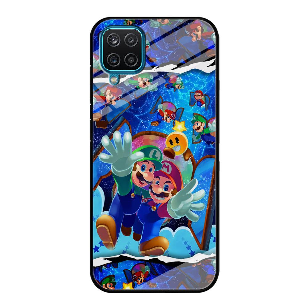 Super Mario Door to Victory Samsung Galaxy A12 Case-Oxvistore