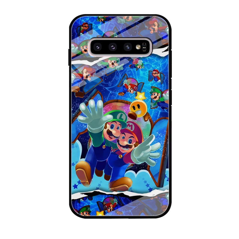 Super Mario Door to Victory Samsung Galaxy S10 Plus Case-Oxvistore