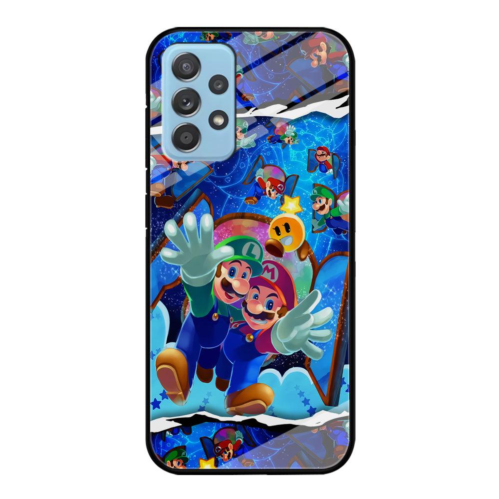 Super Mario Door to Victory Samsung Galaxy A52 Case-Oxvistore